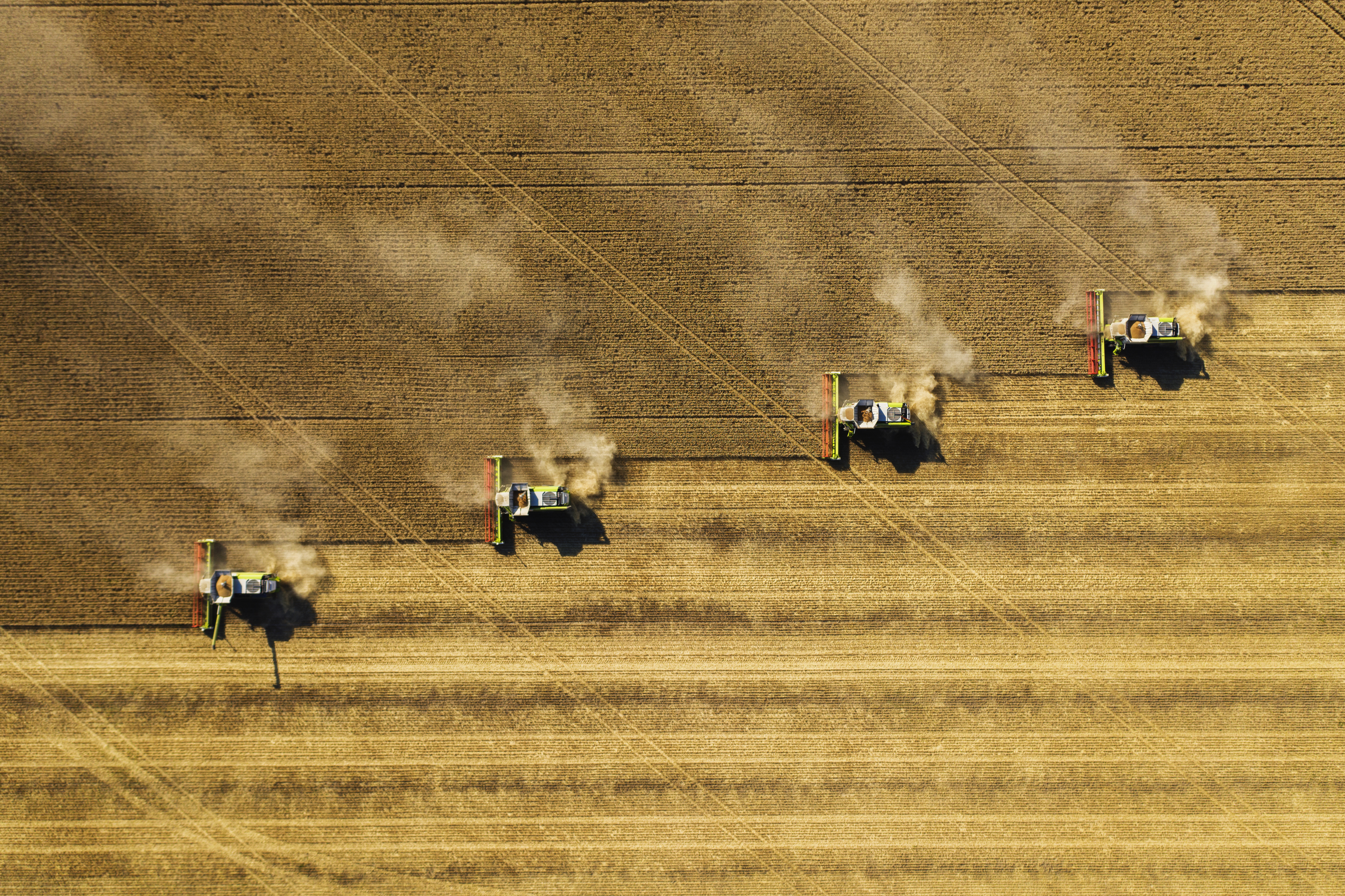 Harvesting crops
